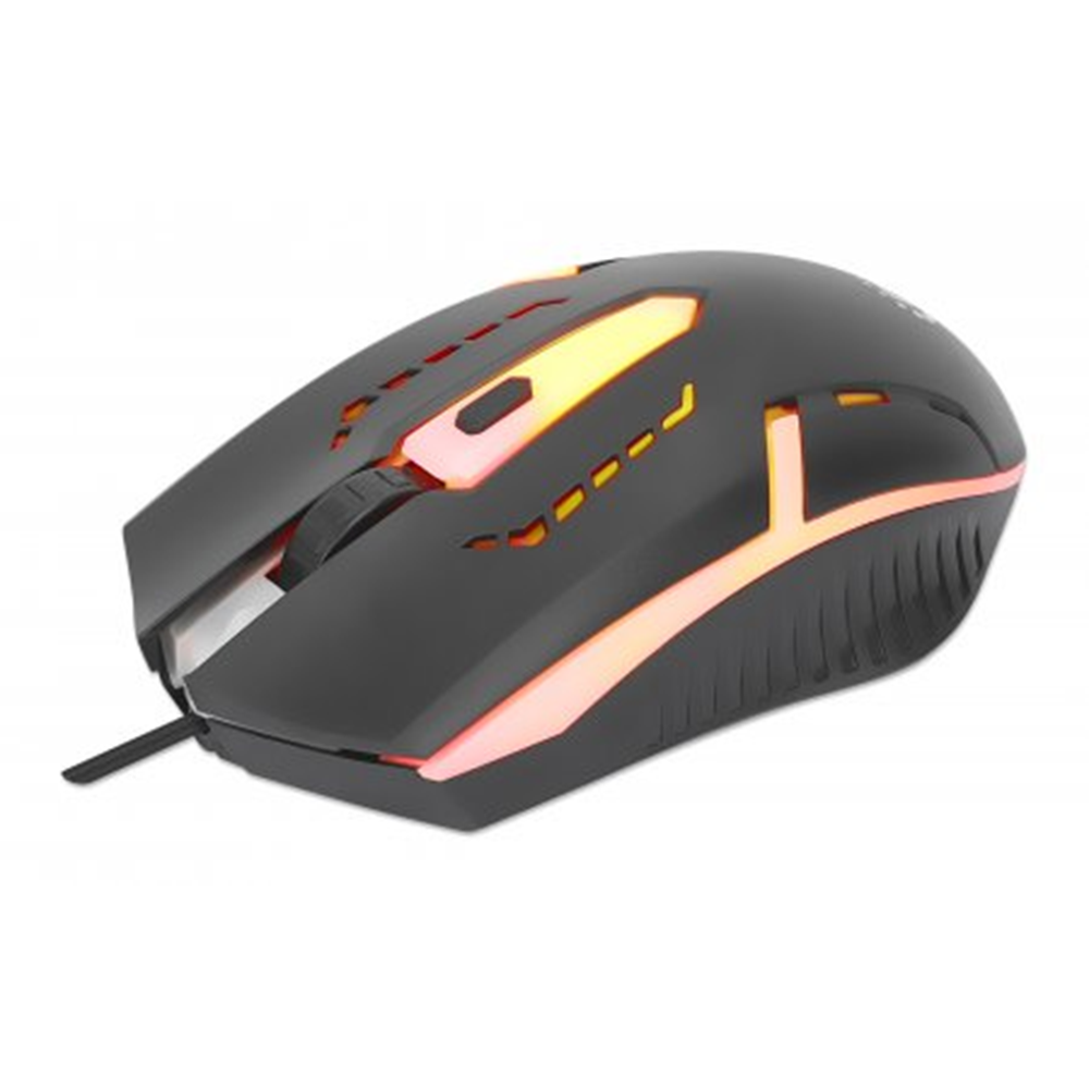 RGB LED Wired Optical USB Gaming Mouse Black, 124 (L) x 70 (W) x 39 (H) [mm]