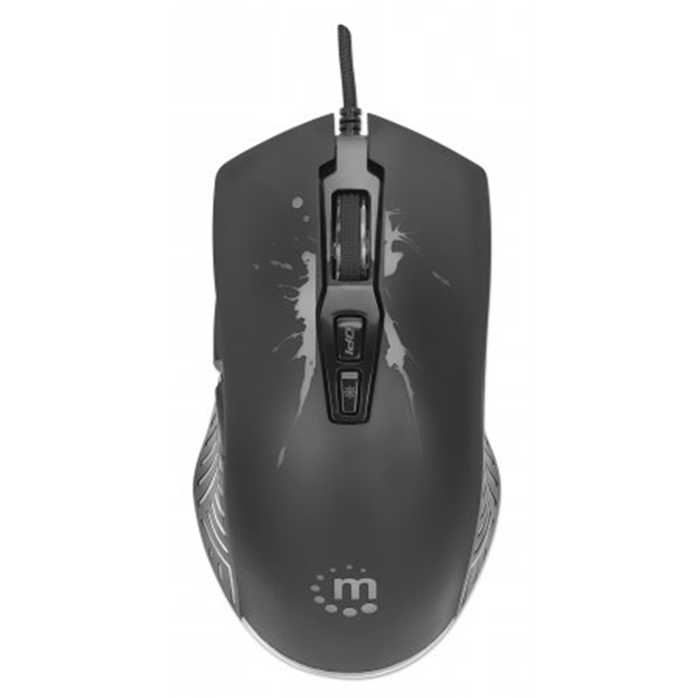 RGB LED Wired Optical USB Gaming Mouse Black, 128 (L) x 72 (W) x 40 (H) [mm]
