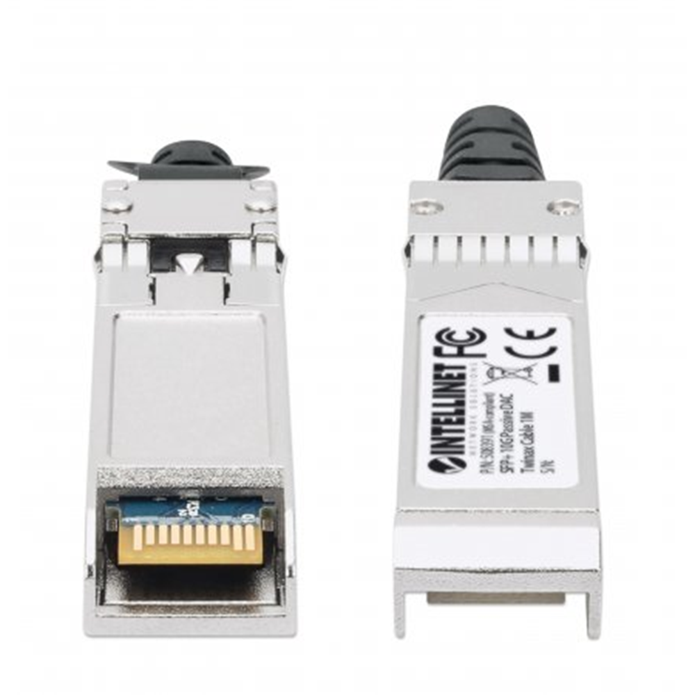 SFP+ 10G Passive DAC Twinax Cable, SFP+ to SFP+, 1 m (3 ft.), MSA-compliant for Maximum Compatibility, Direct Attach Copper, AWG 30, Black