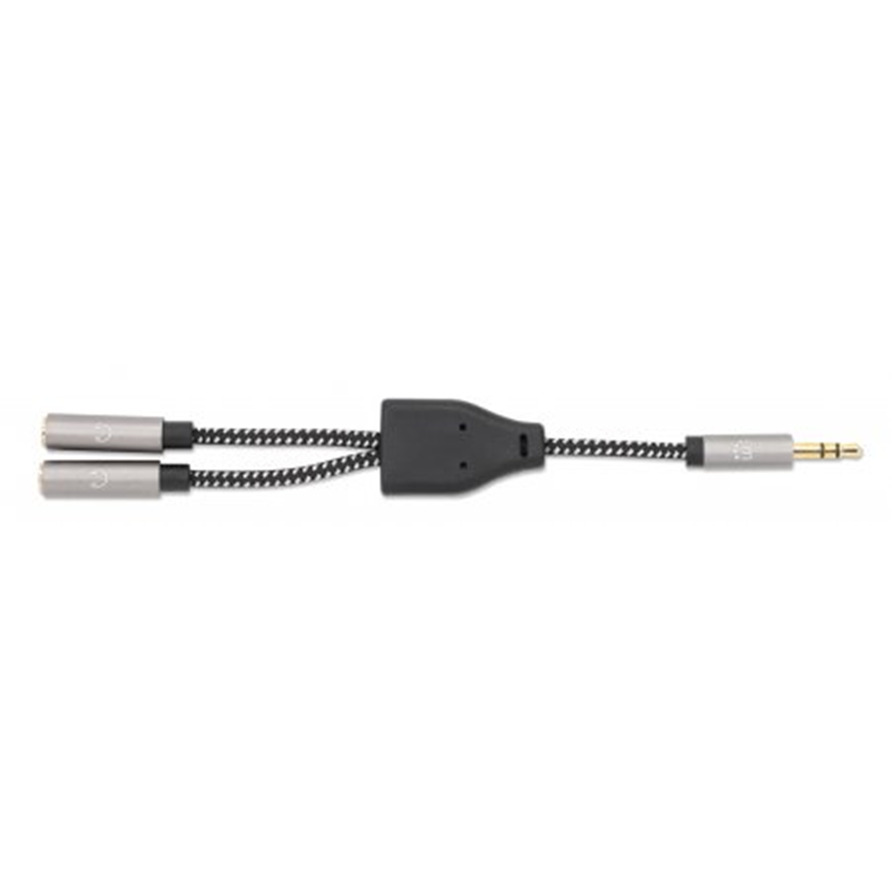 Stereo Audio Aux Headphone Y-Splitter Cable