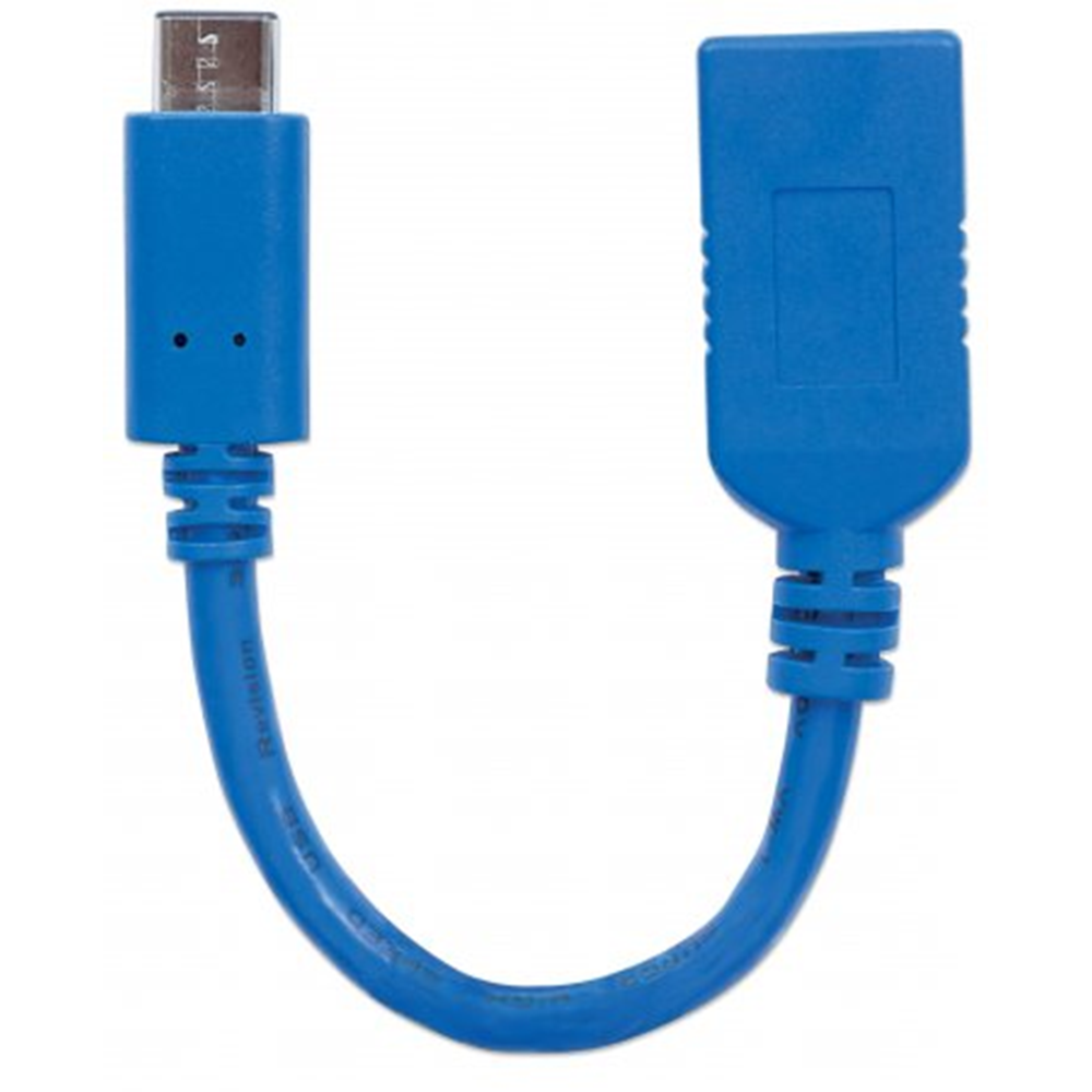 SuperSpeed USB-C Device Cable Blue, 150 mm