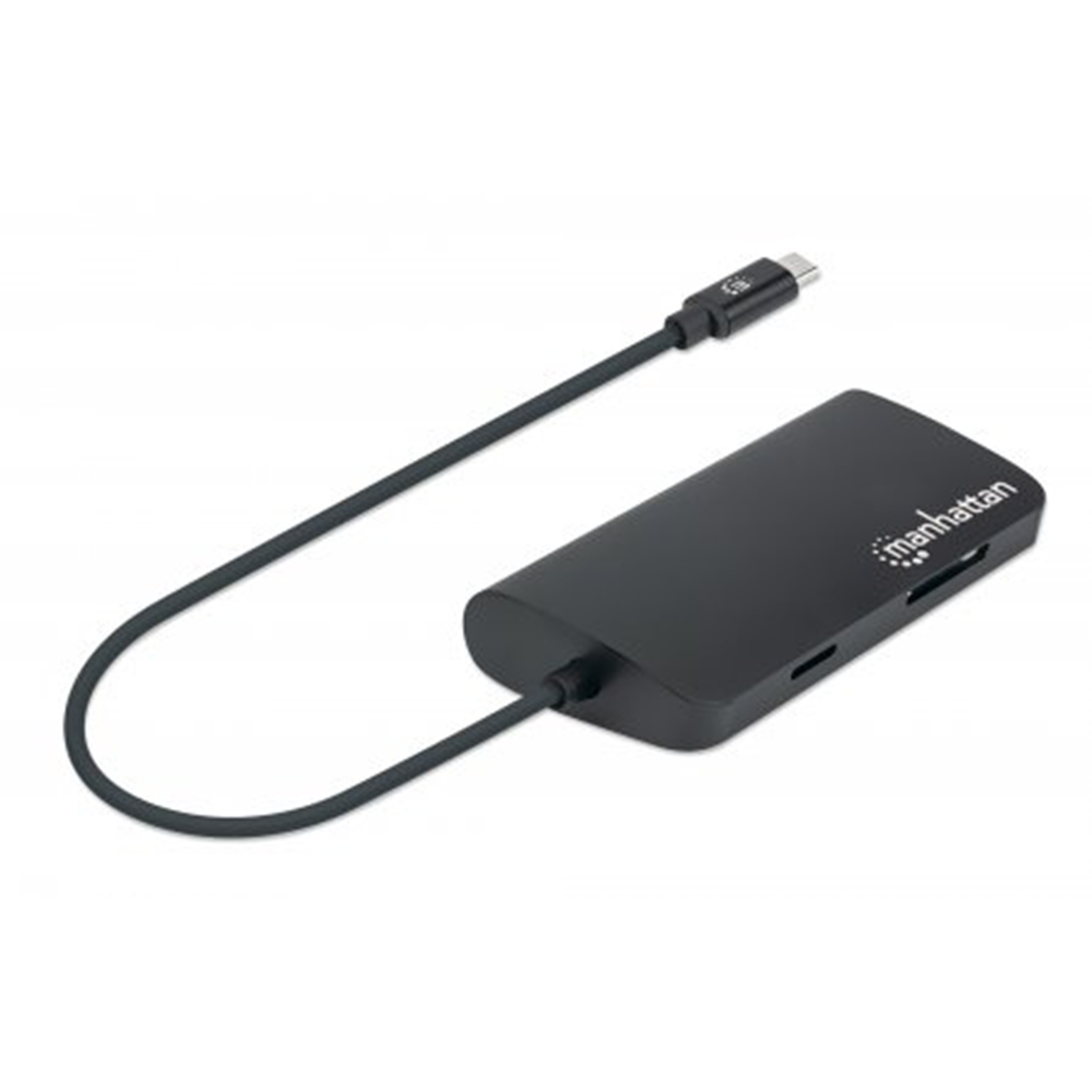 SuperSpeed USB-C Multiport Adapter Black, 110 (L) x 45 (W) x 18 (H) [mm]