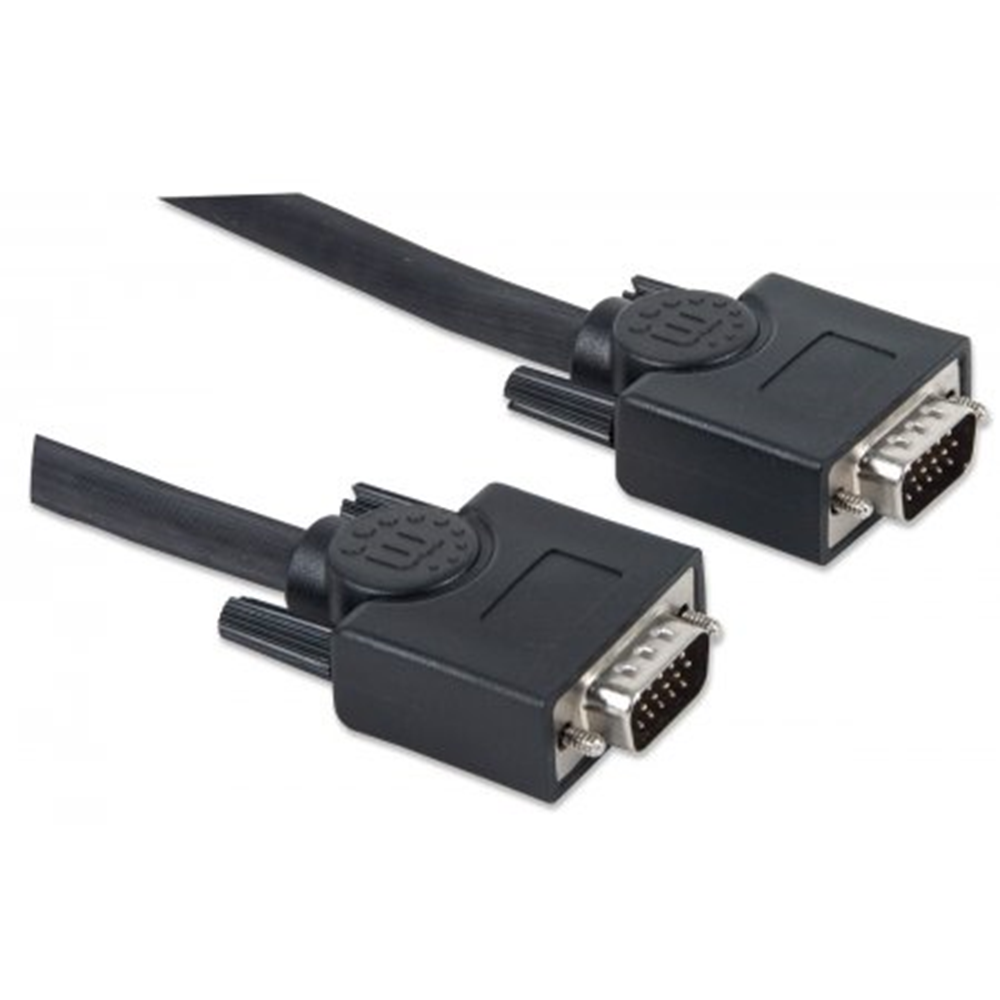 SVGA Monitor Cable, HD15 Male / HD15 Male, 10 m (30 ft.), Black