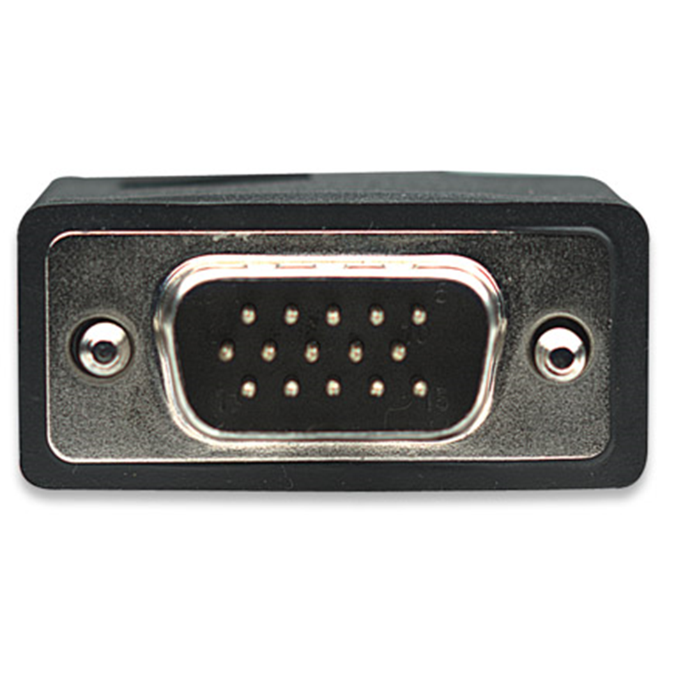 SVGA Monitor Cable, HD15 Male / HD15 Male with Ferrite Cores, 10 m (30 ft.), Black 