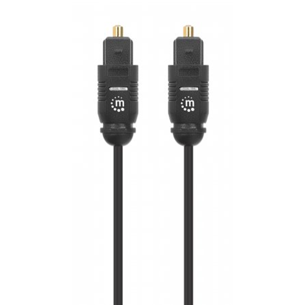 Toslink Digital Optical Audio Cable Black, 3 (L) x 0.007 (W) x 0.007 (H) [m]