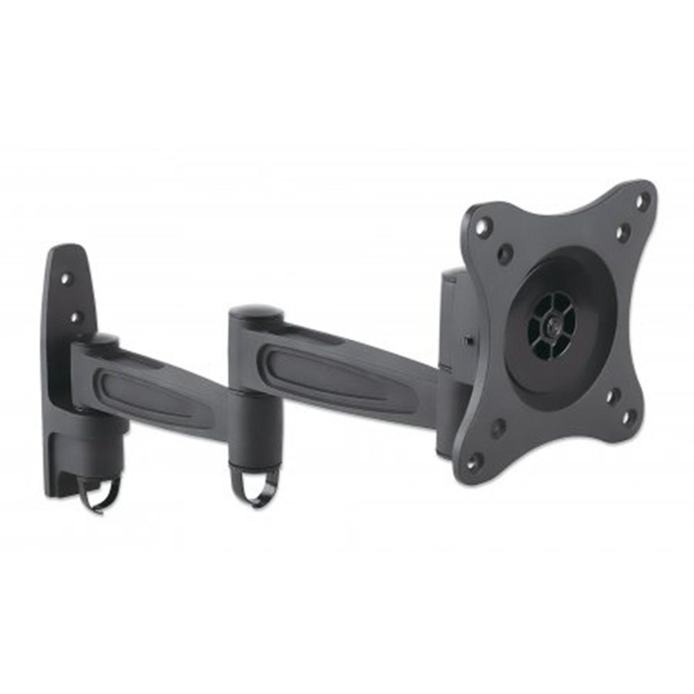 Universal Flat-Panel TV Articulating Wall Mount, Double Arm, Supports one 13" to 27" TV up to 15 kg (33 lbs.)