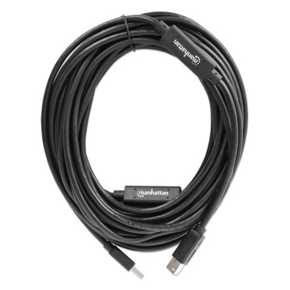 USB 3.0 Type-A to Type-B Active Cable Black, 10 (L) x 0.014 (W) x 0.019 (H) [m]