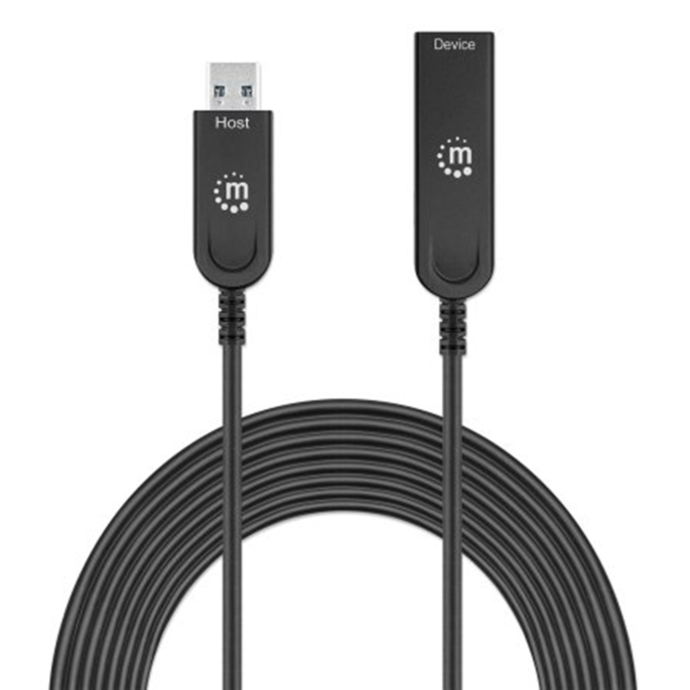 USB 3.2 Gen 2 Type-A Active Optical Extension Cable Black, 30 (L) x 0.011 (W) x 0.019 (H) [m]