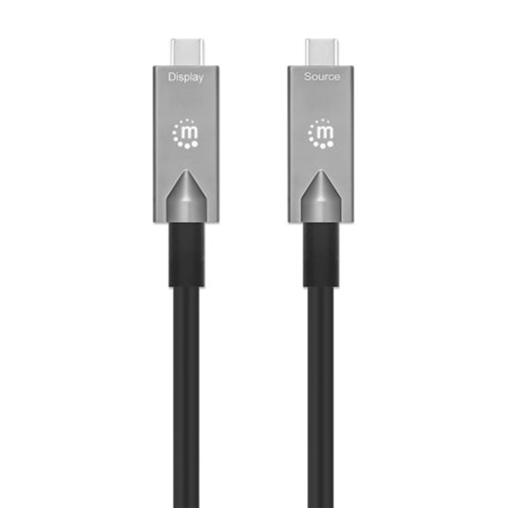 USB 3.2 Gen 2 Type-C Active Optical Cable Black, 15 (L) x 0.015 (W) x 0.0125 (H) [m]