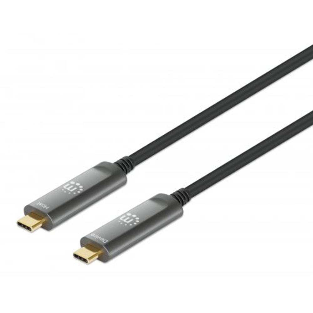 USB 3.2 Gen 2 Type-C Device Active Optical Cable Black, 10 (L) x 0.015 (W) x 0.008 (H) [m]