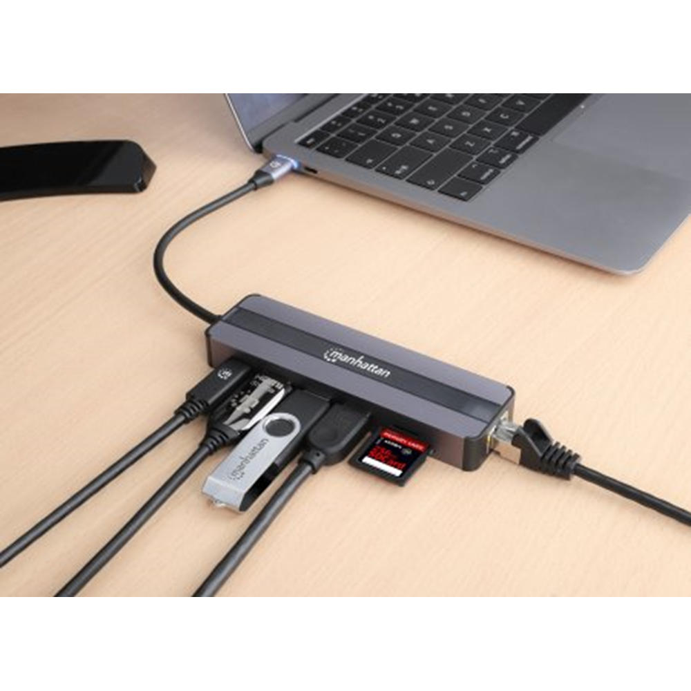 USB-C 7-in-1 Docking Station with Power Delivery