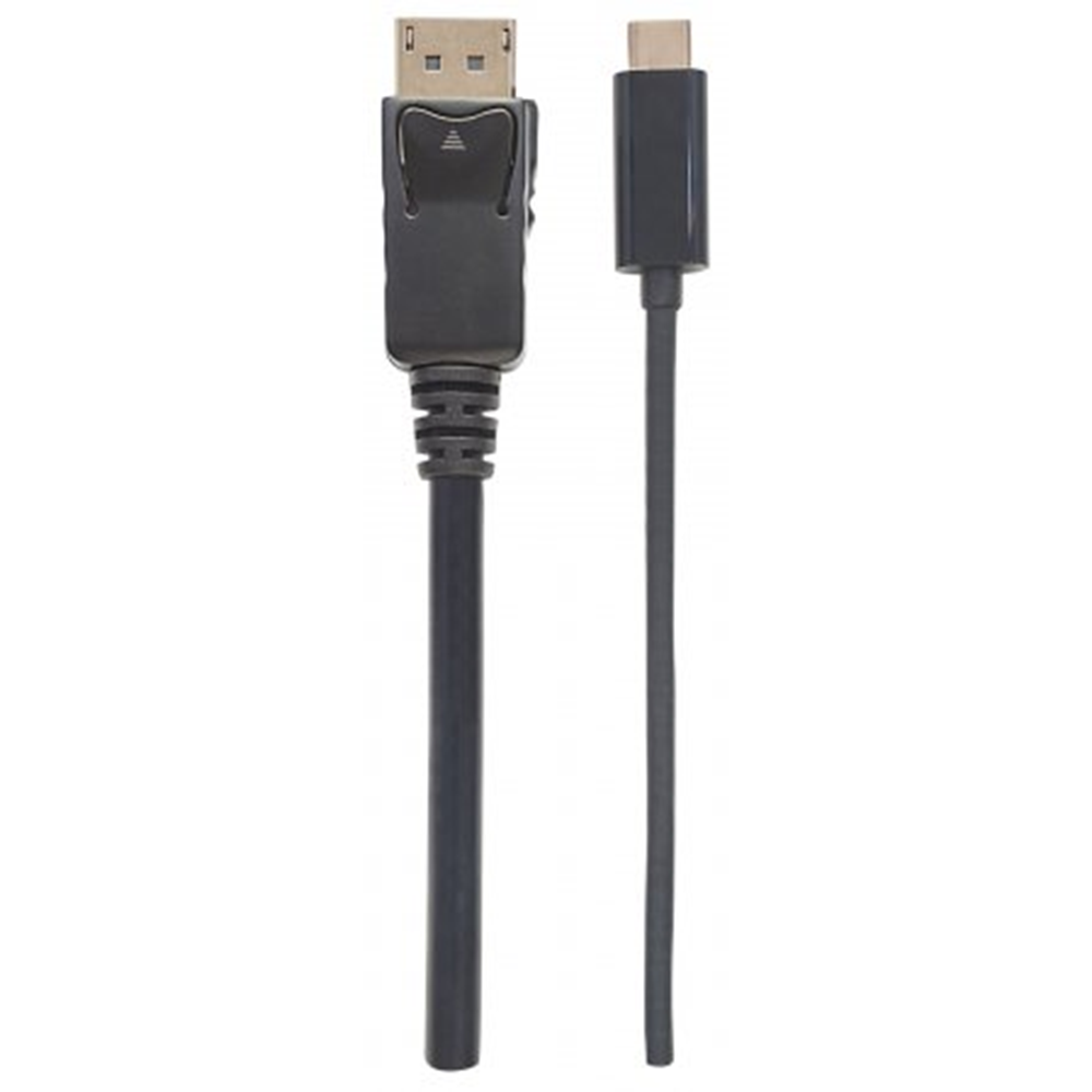 USB-C to DisplayPort Adapter Cable Black, 1000 (L) x 20 (W) x 10 (H) [mm]