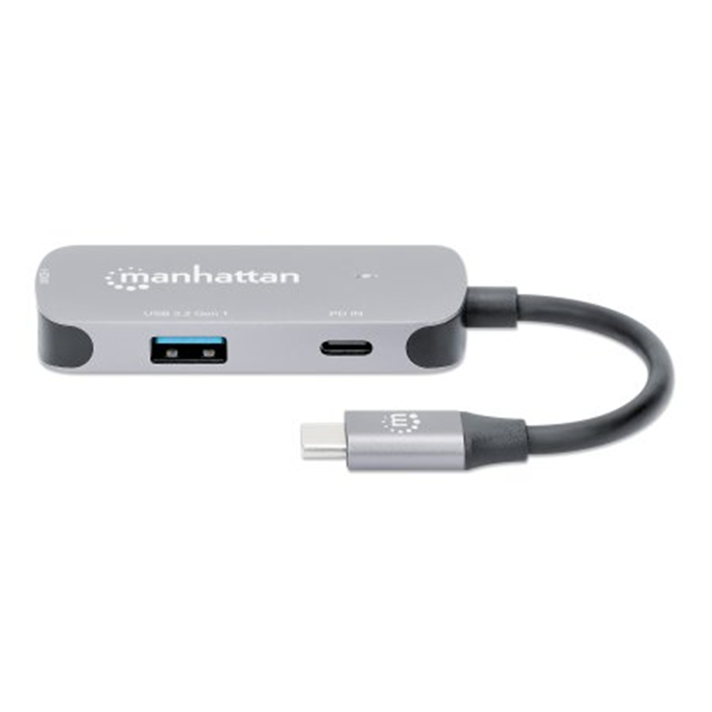 USB-C to HDMI 3-in-1 Docking Converter with Power Delivery Space Gray