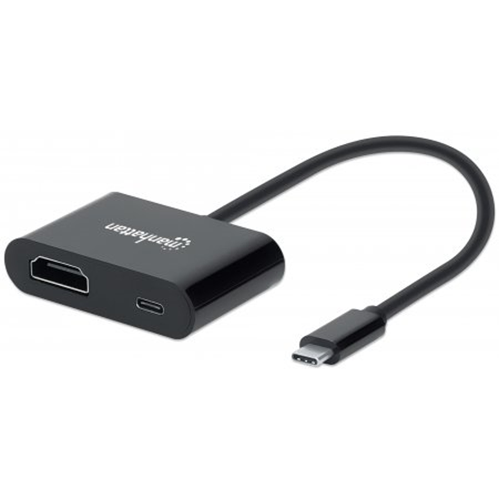 USB-C to HDMI Converter with Power Delivery Port