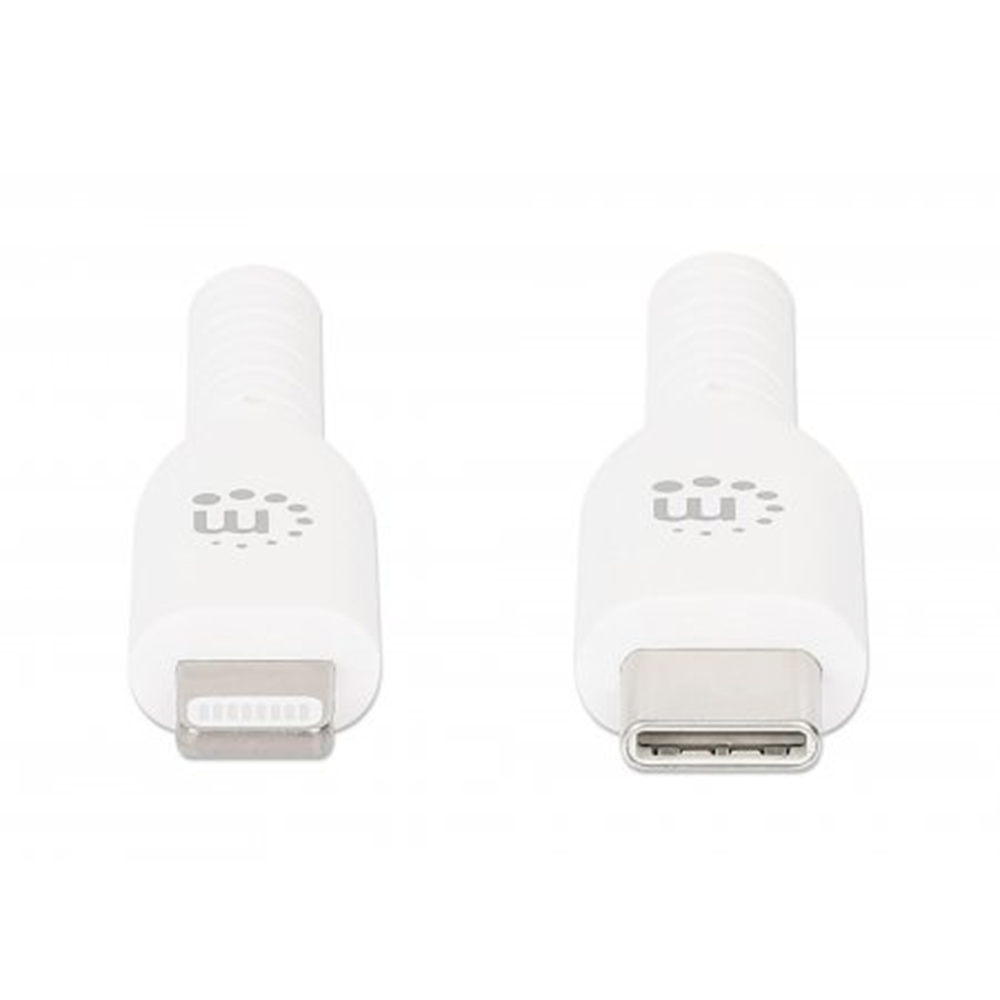 USB-C to Lightning Charge & Sync Cable White, 1 (L) x 0.039 (W) x 0.02 (H) [m]