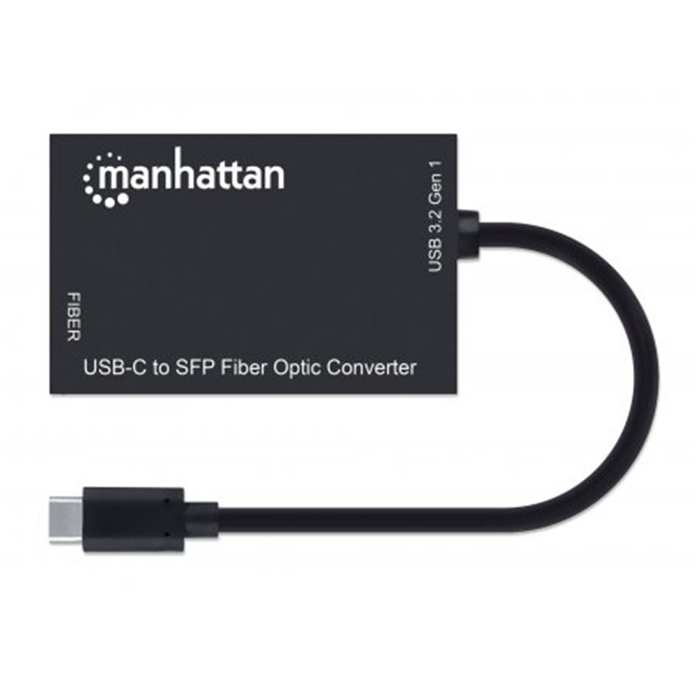 USB-C to SFP Fiber Optic Converter