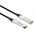 QSFP+ 40G Passive DAC Twinax Cable Black, 1 (L) x 0.018 (W) x 0.012 (H) [m]